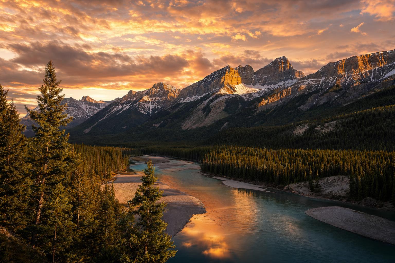 A stunning landscape artwork